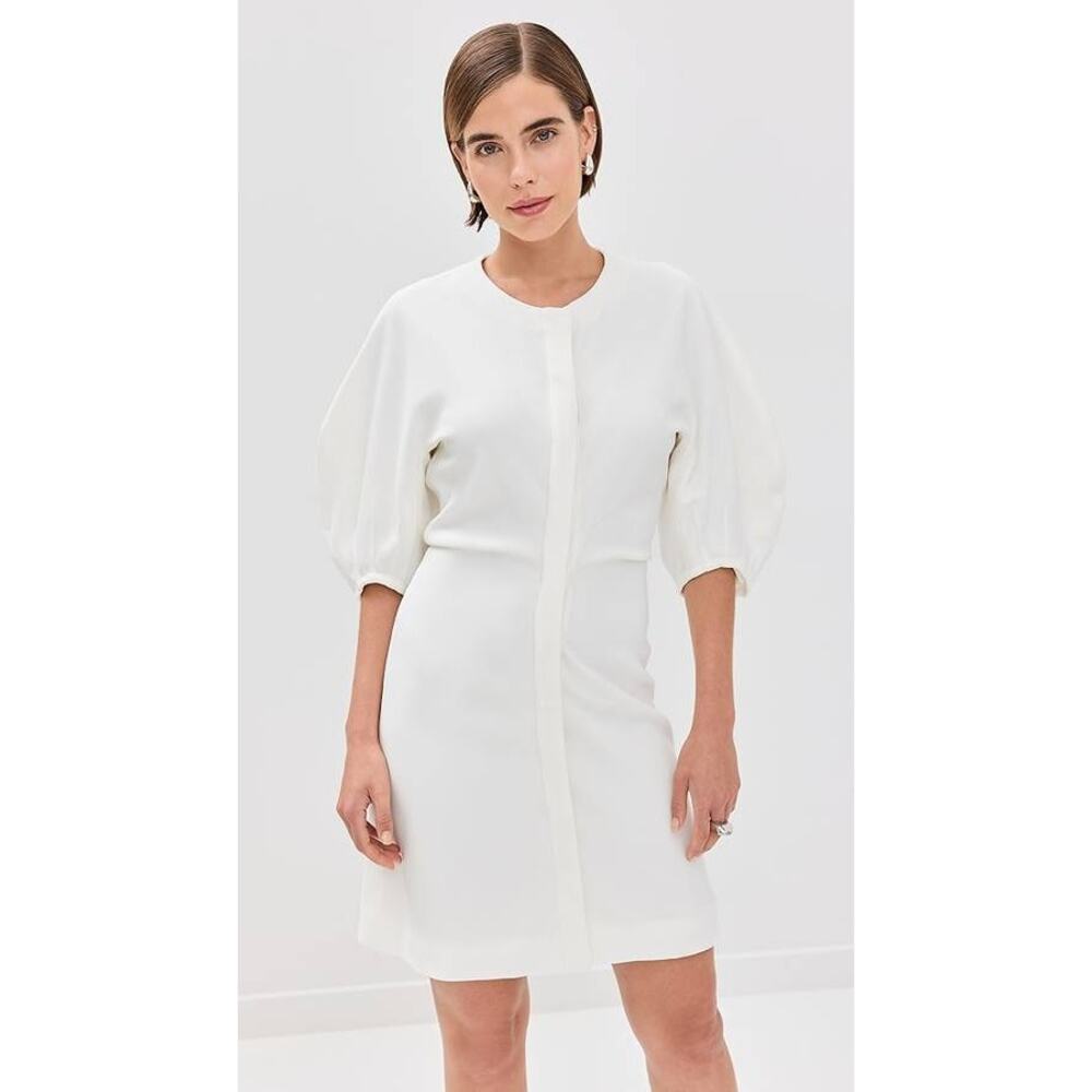 Proenza Schouler Goldie Mini Dress in White 4